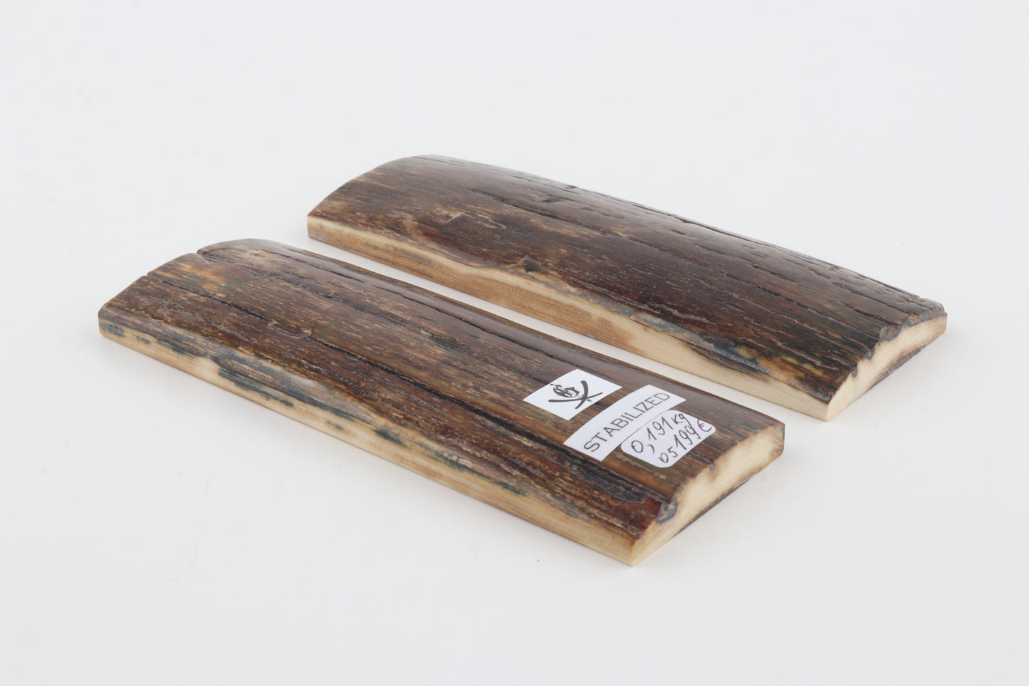 Stabilized mammoth bark scales