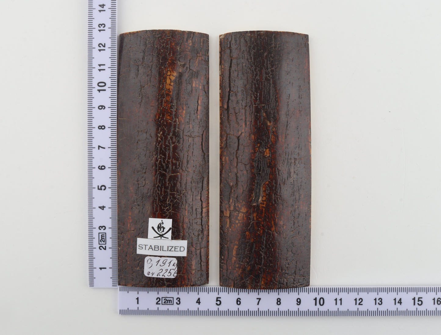 Stabilized mammoth bark scales