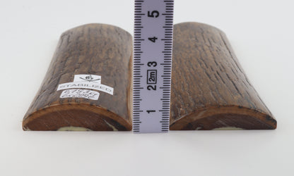 Stabilised mammoth bark scales