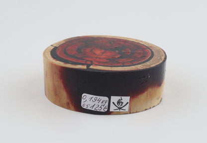 Stabilized mammoth ivory block