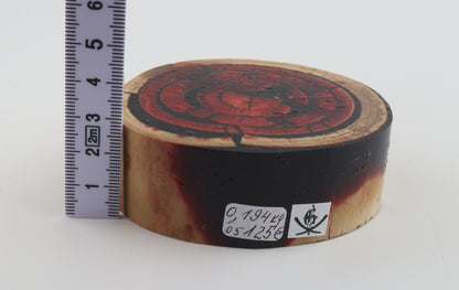 Stabilized mammoth ivory block