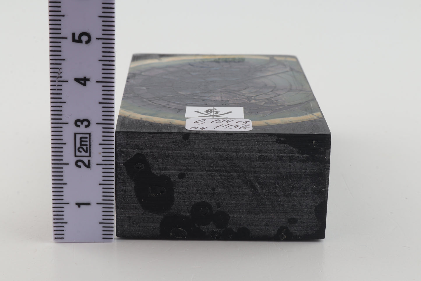 Stabilized mammoth ivory block