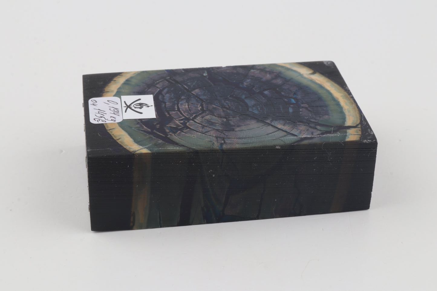 Stabilized mammoth ivory block