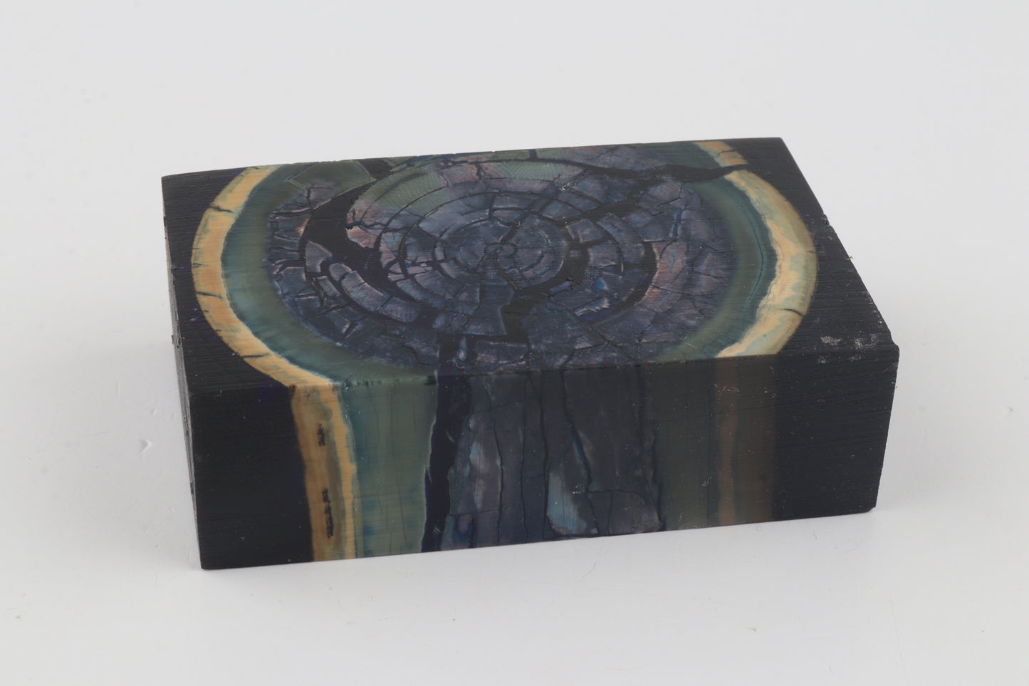 Stabilized mammoth ivory block