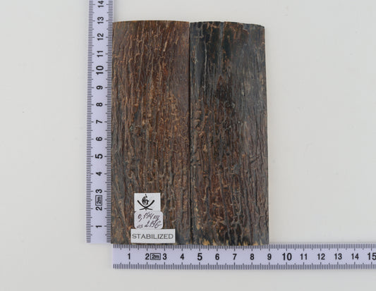 Stabilised mammoth bark scales