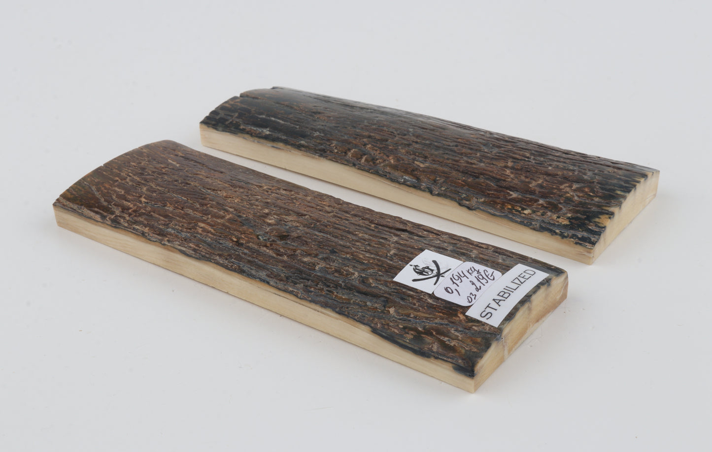 Stabilised mammoth bark scales