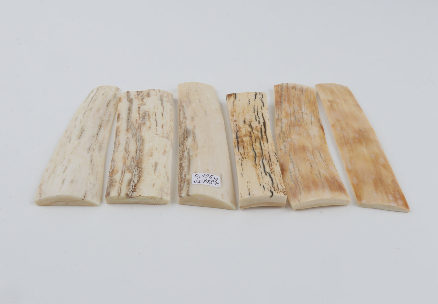 Natural mammoth bark pieces