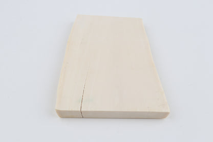 White mammoth ivory segment