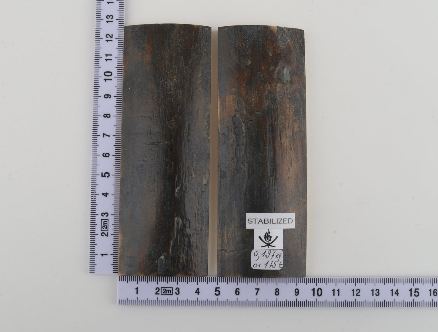 Stabilized mammoth bark scales