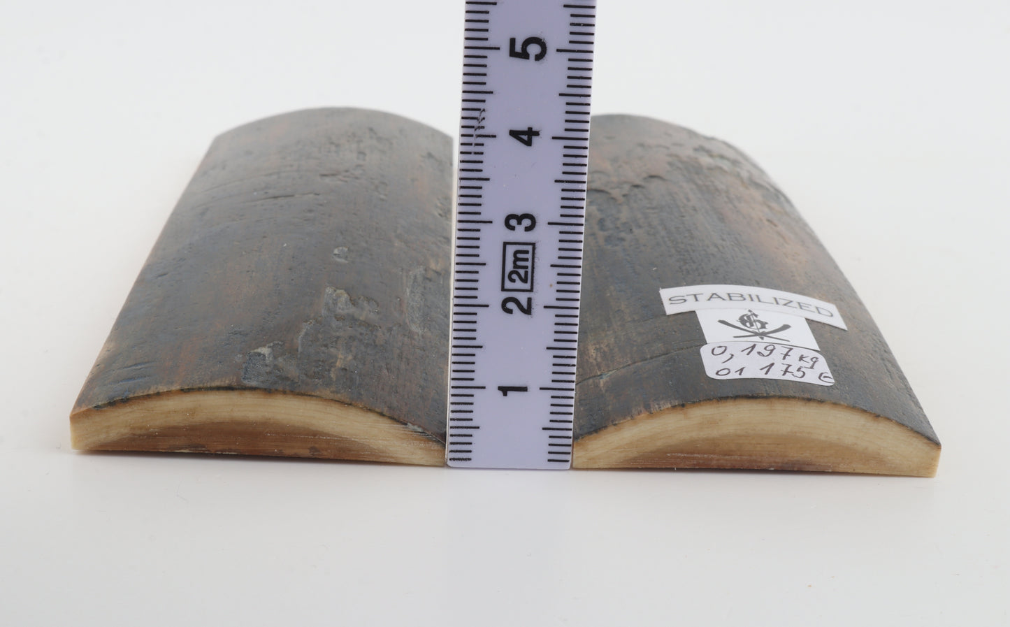 Stabilized mammoth bark scales