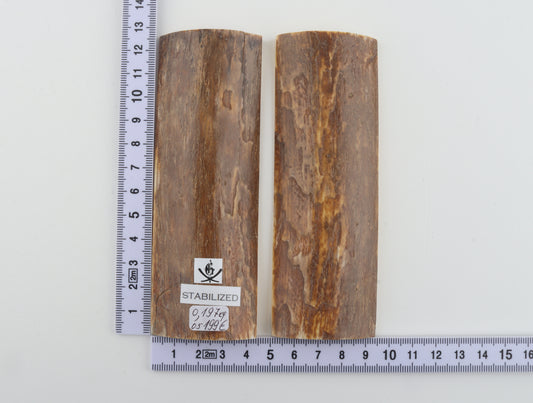 Stabilized mammoth bark scales