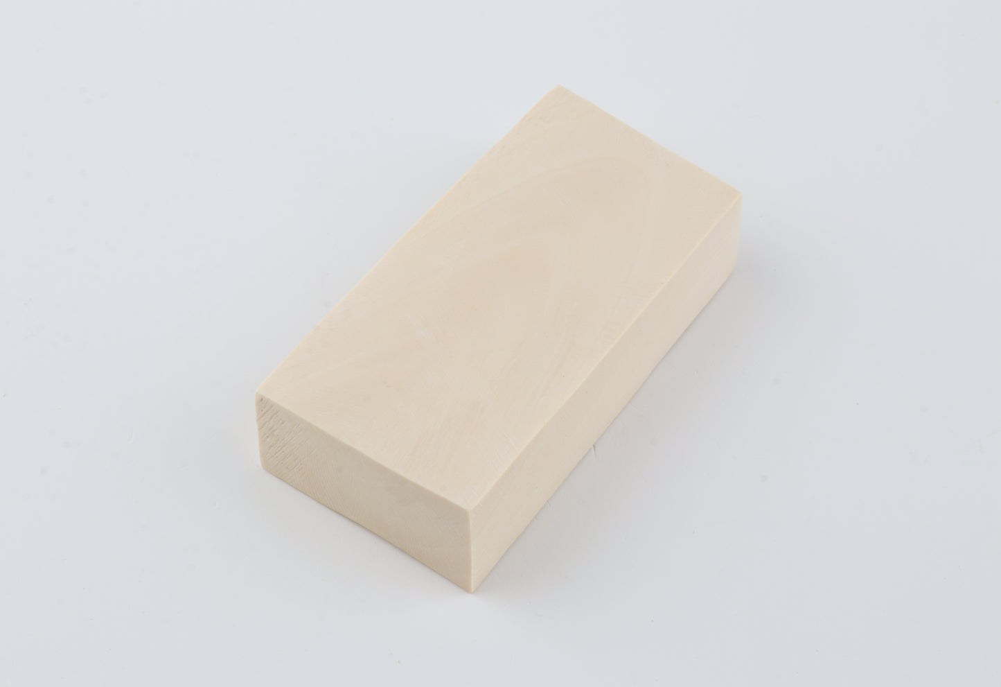 White mammoth ivory segment