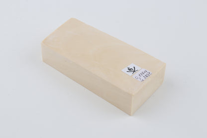 White mammoth ivory segment