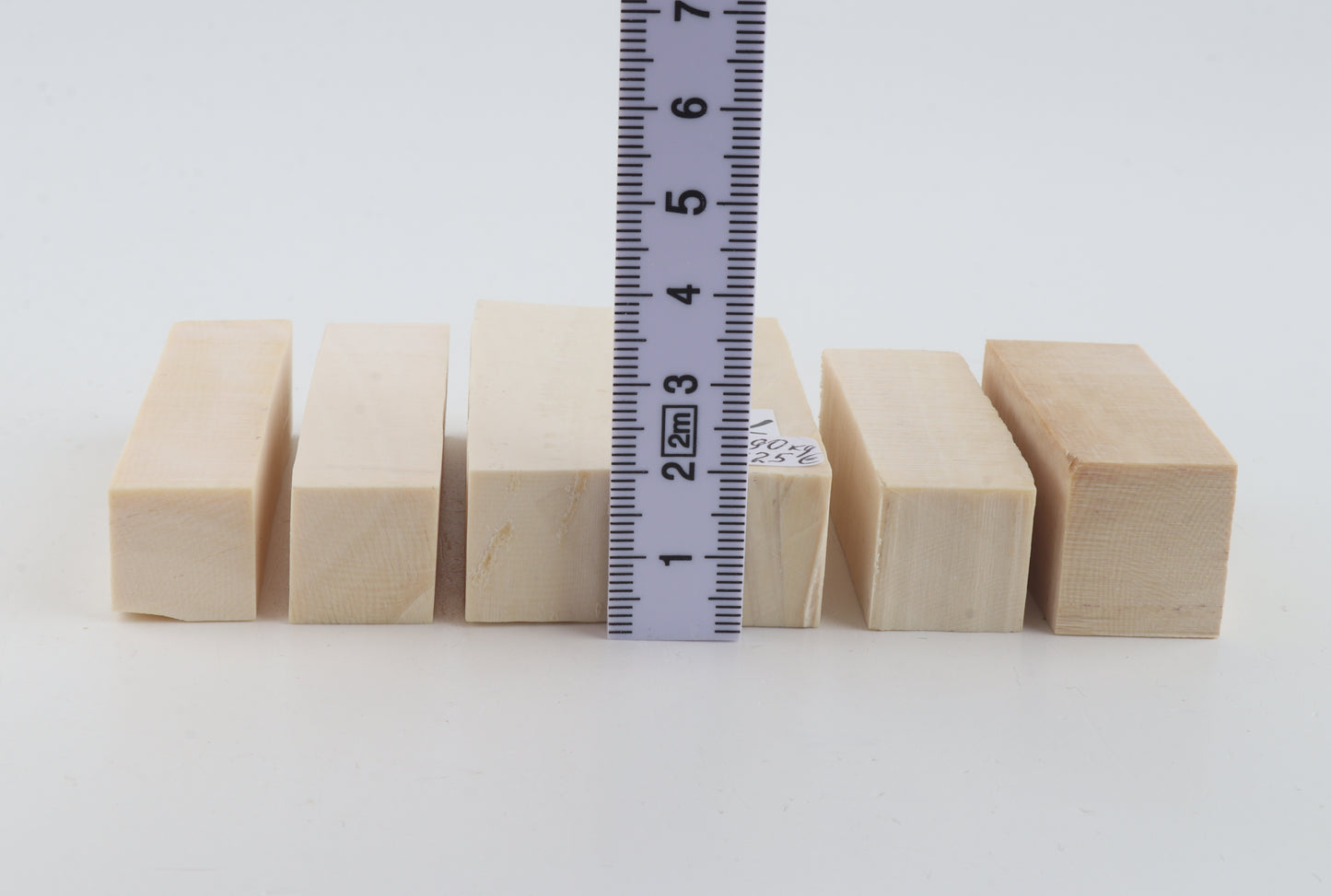 White mammoth ivory pieces