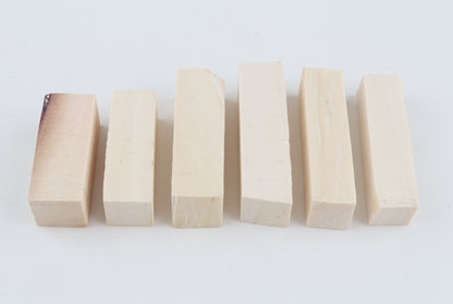 White mammoth ivory pieces