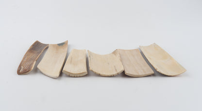 Natural mammoth bark pieces