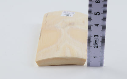 White mammoth ivory piece