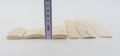 White mammoth ivory pieces