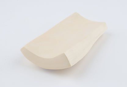 White mammoth ivory segment
