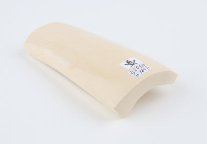 White mammoth ivory segment