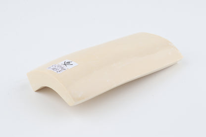 White mammoth ivory segment