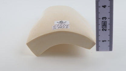 White mammoth ivory segment