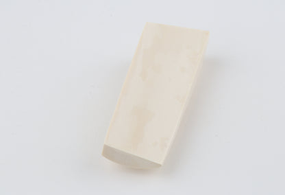 White mammoth ivory segment