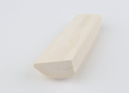 White mammoth ivory segment