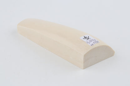 White mammoth ivory segment
