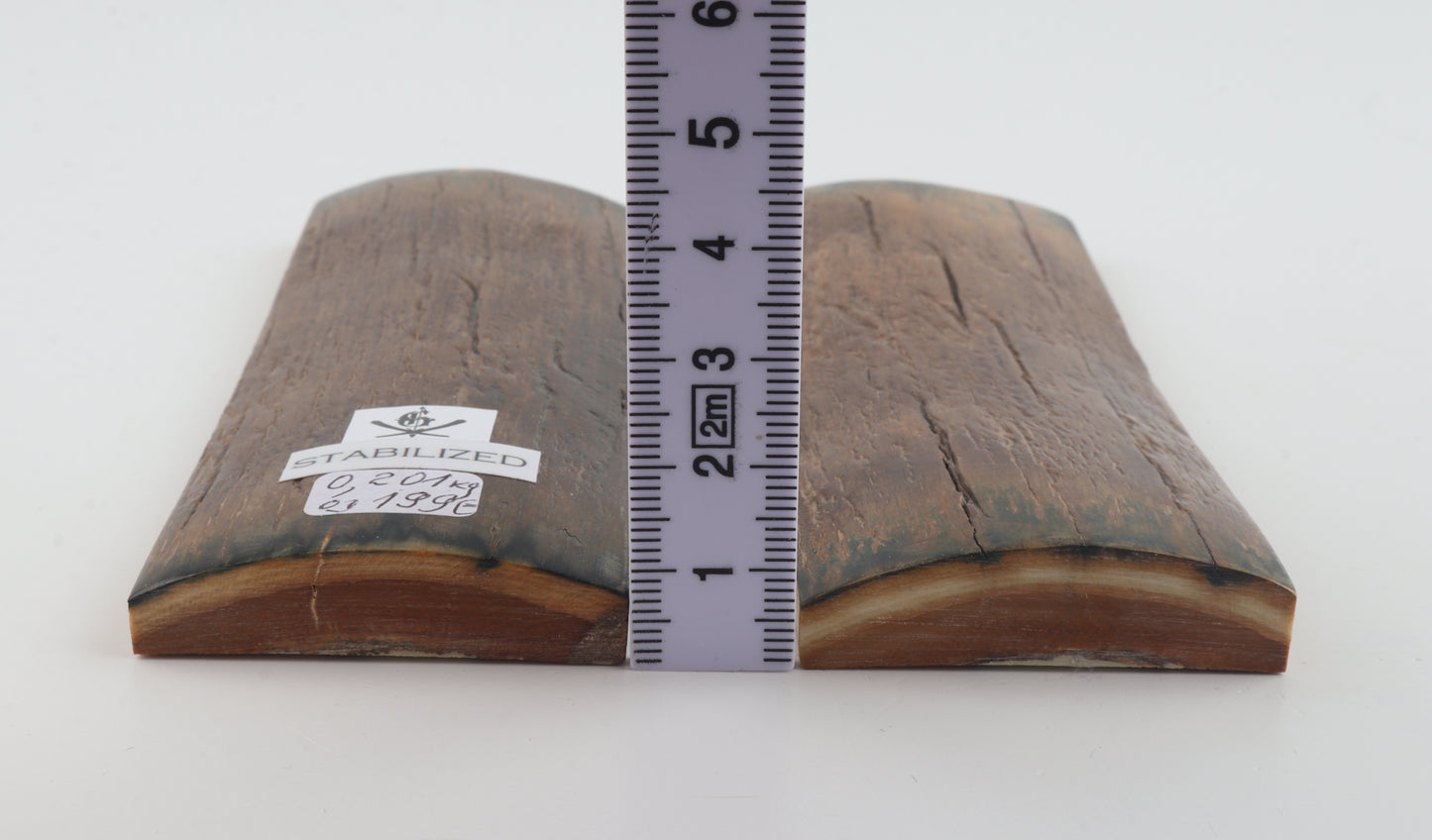 Stabilised mammoth bark scales