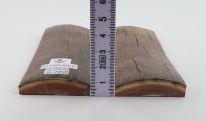 Stabilised mammoth bark scales