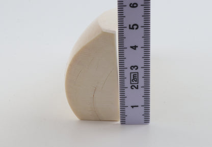 White mammoth ivory segment