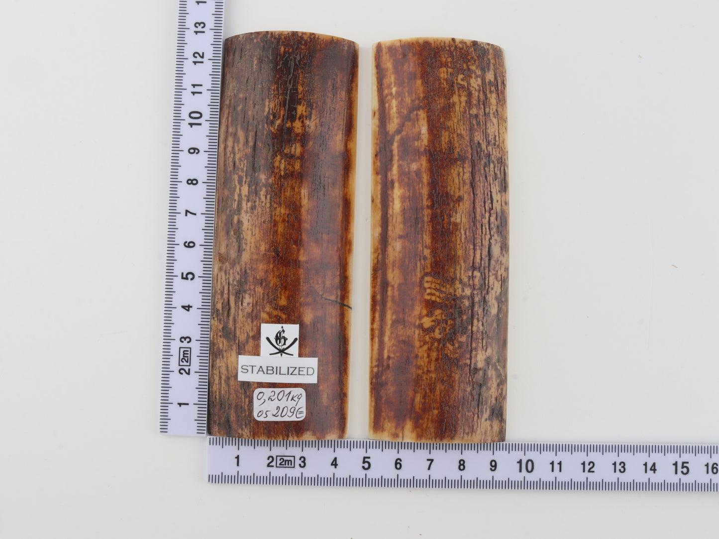 Stabilized mammoth bark scales