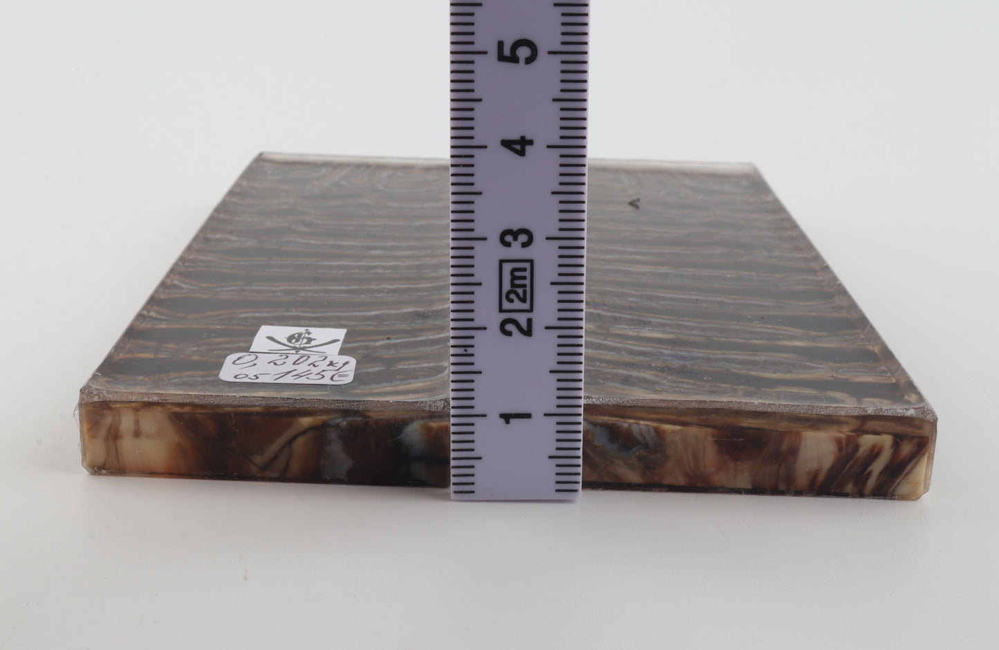 Stabilised mammoth molar scales