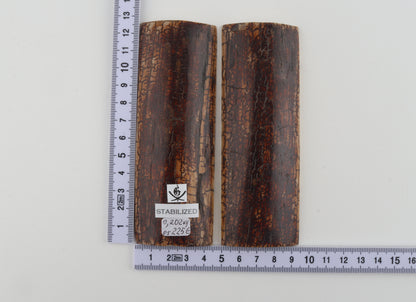 Stabilized mammoth bark scales