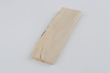 White mammoth ivory segment