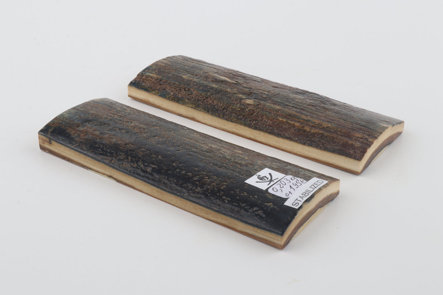 Stabilized mammoth bark scales