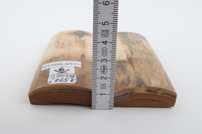 Stabilised mammoth bark scales