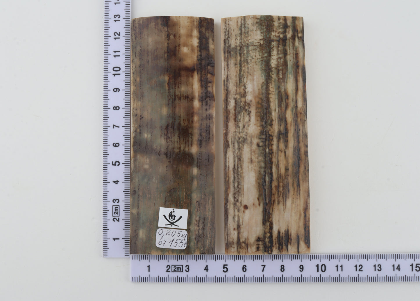 Natural mammoth bark scales