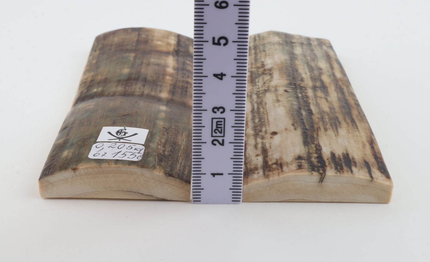 Natural mammoth bark scales
