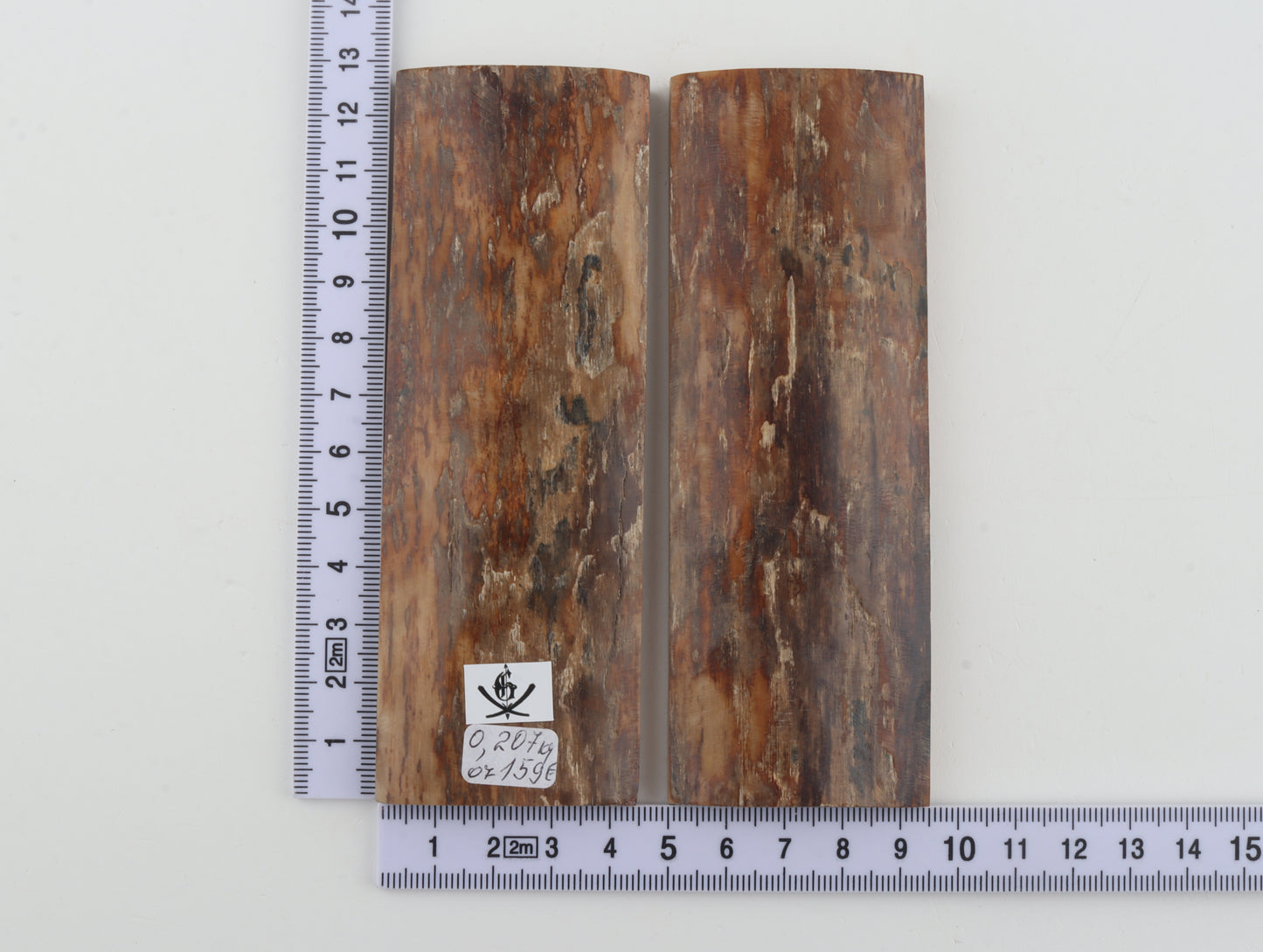 Natural mammoth bark scales