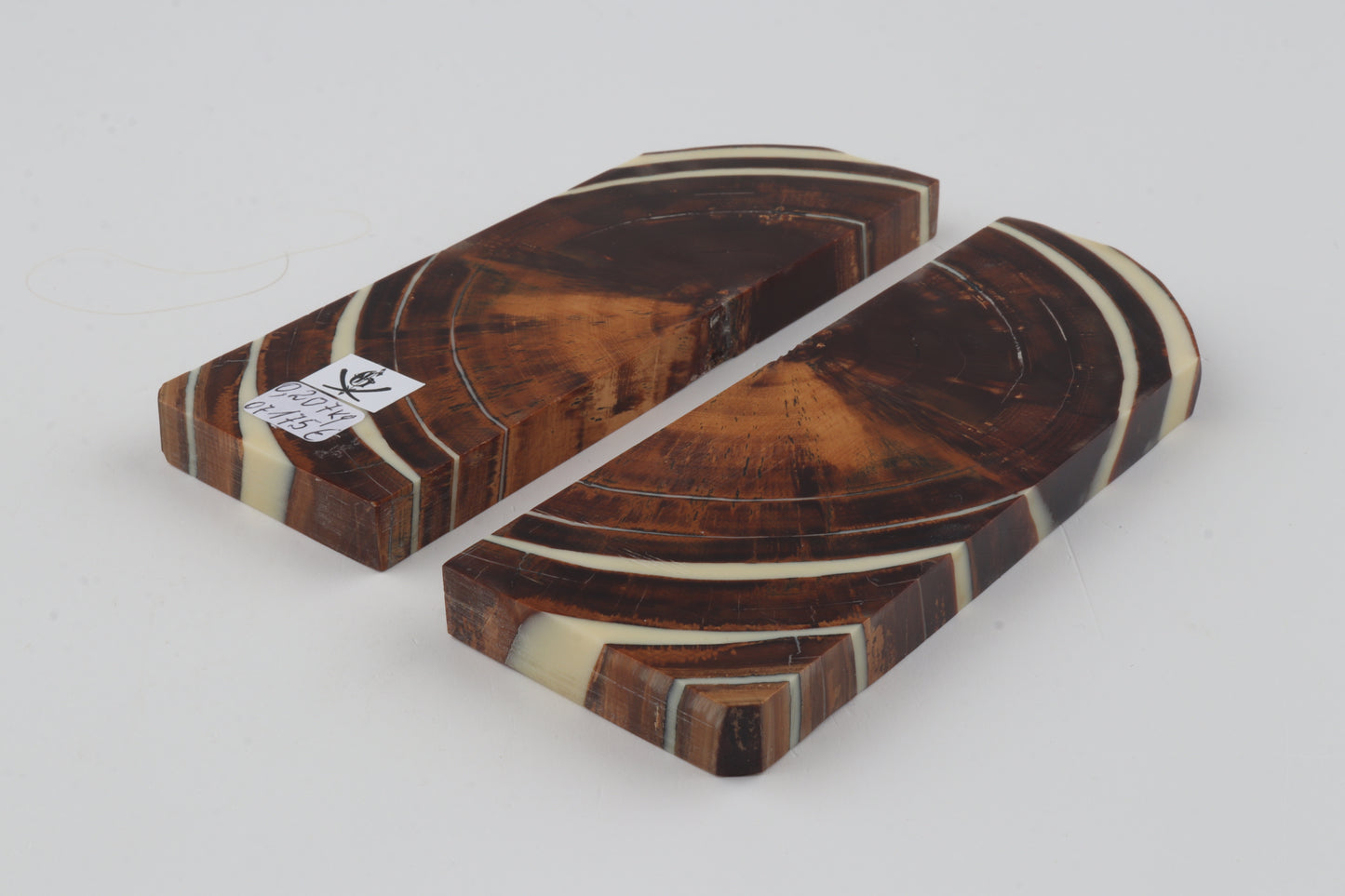 Stabilized mammoth ivory scales