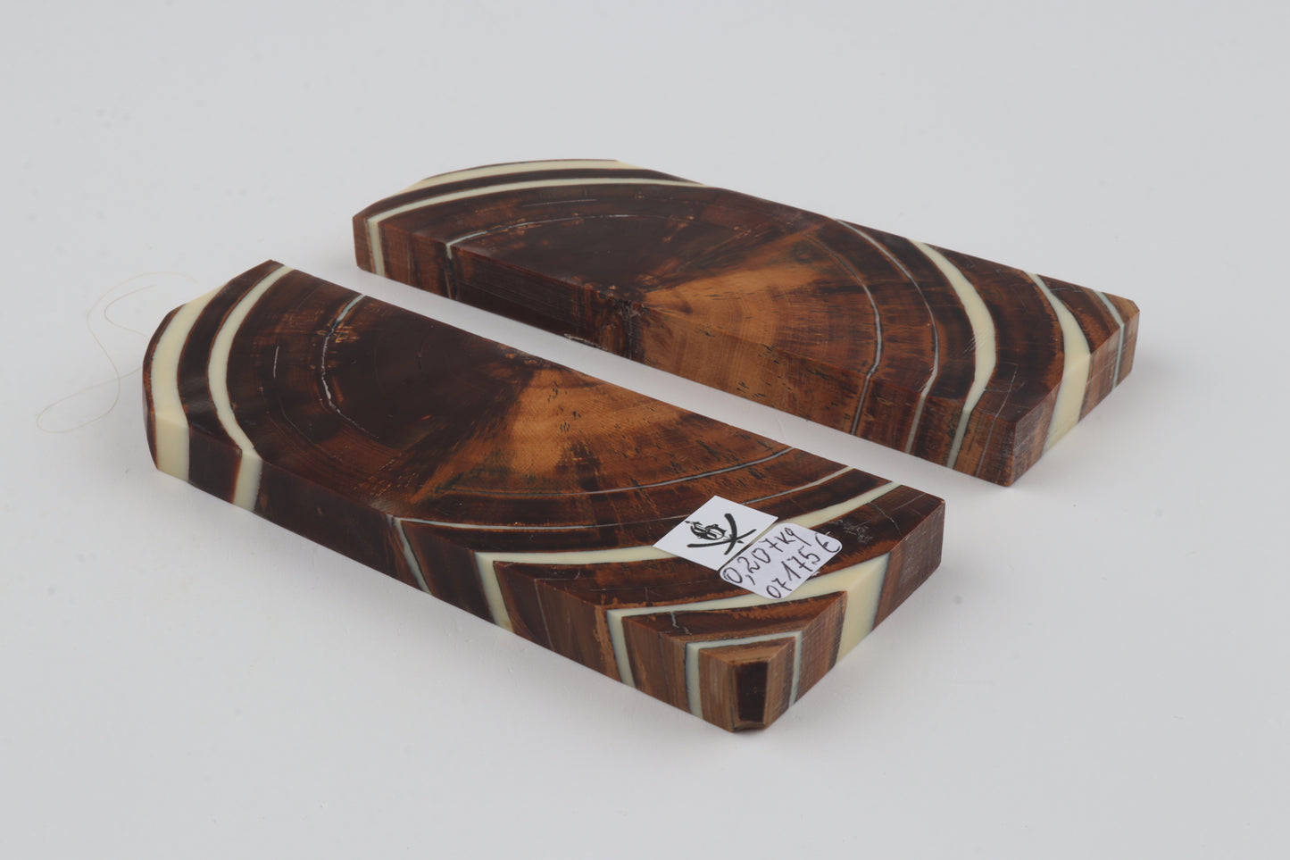 Stabilized mammoth ivory scales