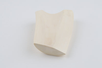 White mammoth ivory segment
