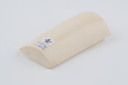 White mammoth ivory segment