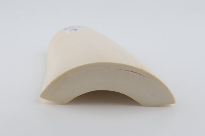 White mammoth ivory segment