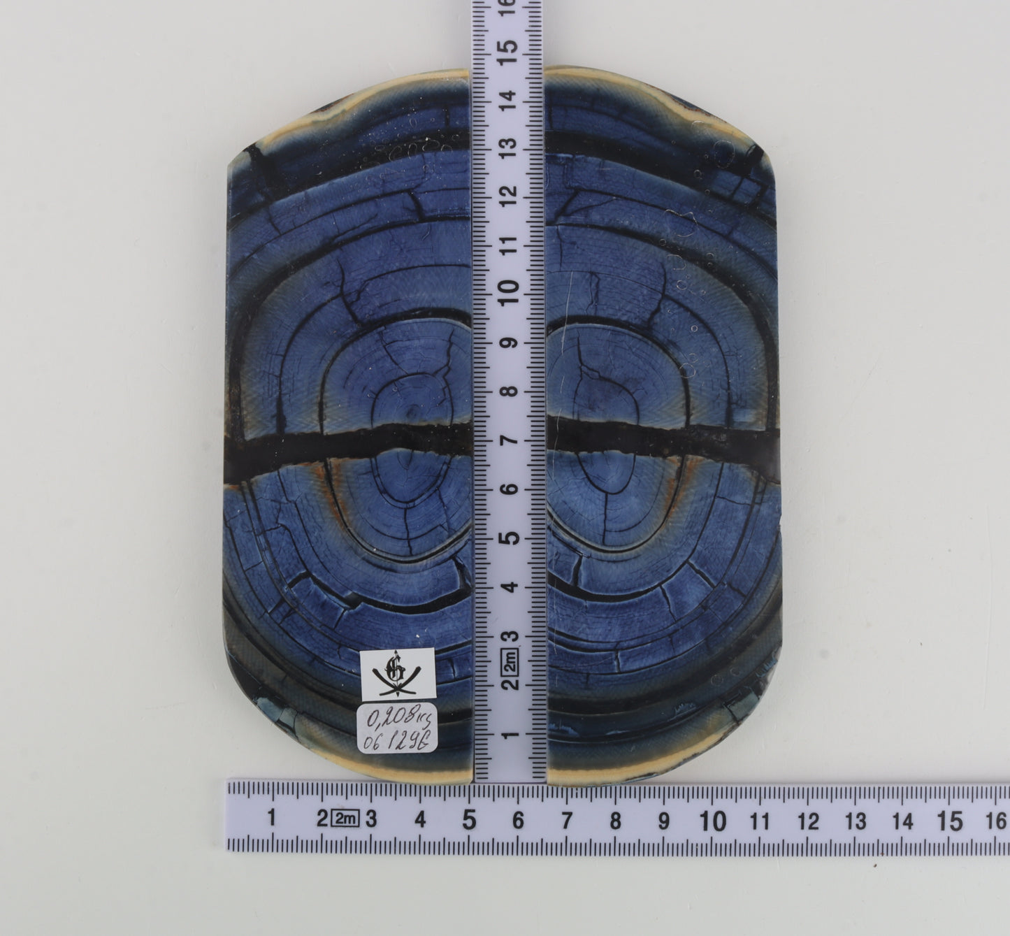 Stabilized mammoth ivory scales