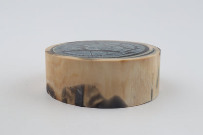 Stabilized mammoth ivory piece