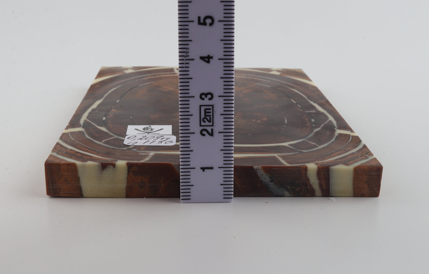 Stabilised mammoth ivory scales