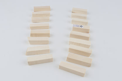 White mammoth ivory segments